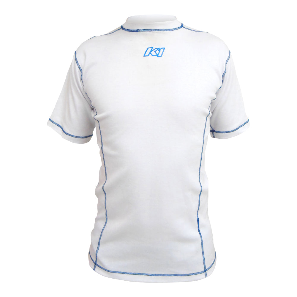 K1 Cool Max Vented Adult Undershirt - White - Small