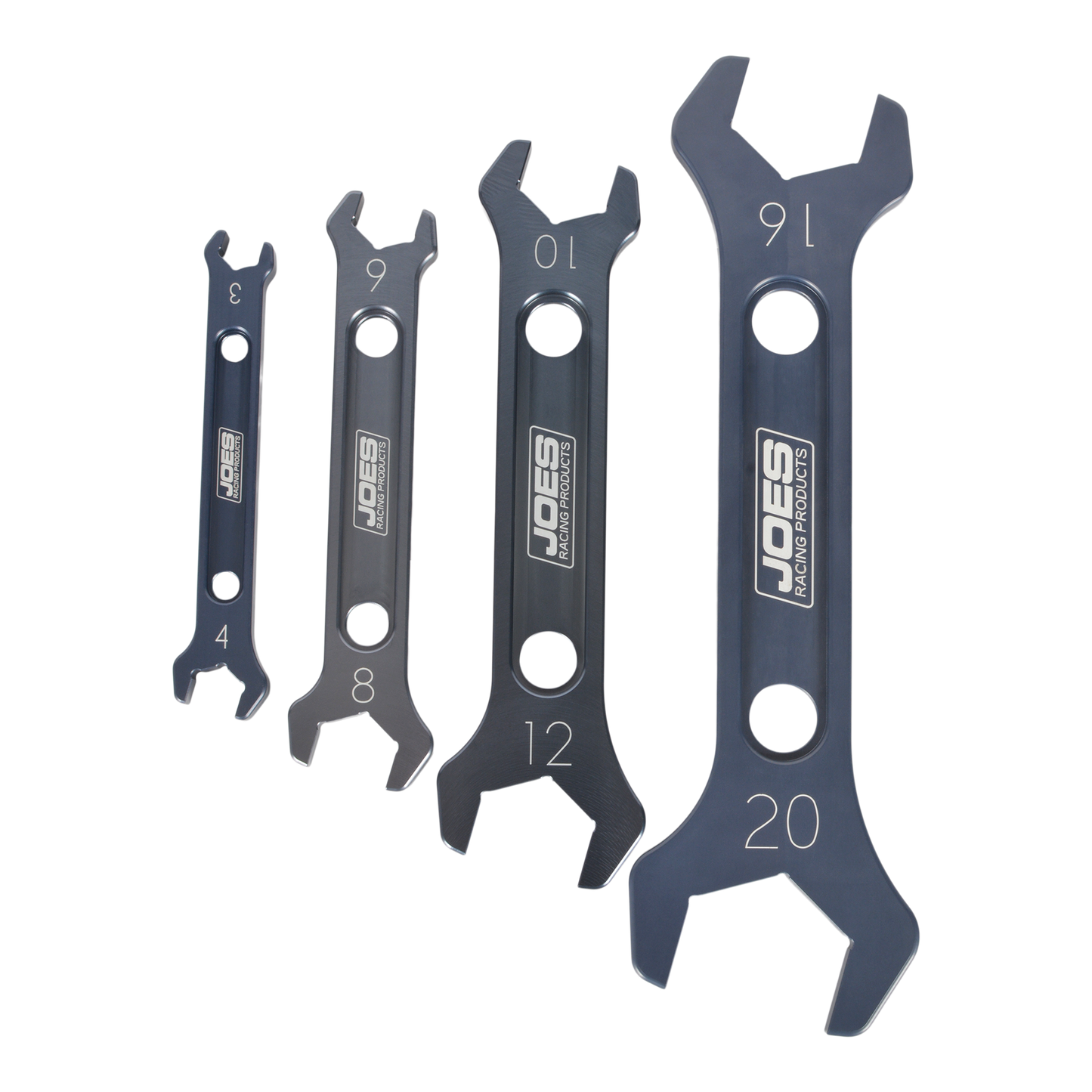 JOES Racing Products AN Combo Wrench Set, #3 Through #16, Double Ends (4 Wrenches)