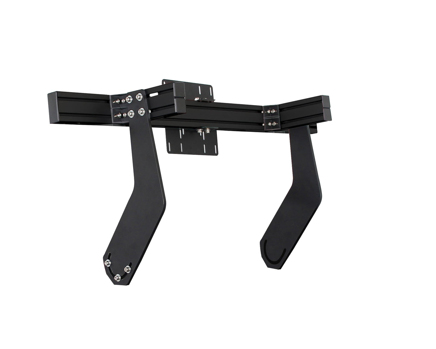 Sim-Motion Black Aluminum Direct Mount Single Monitor Stand