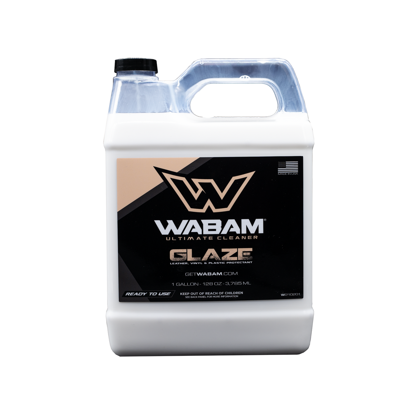 Wabam Glaze Leather, Vinyl & Plastic Protectant