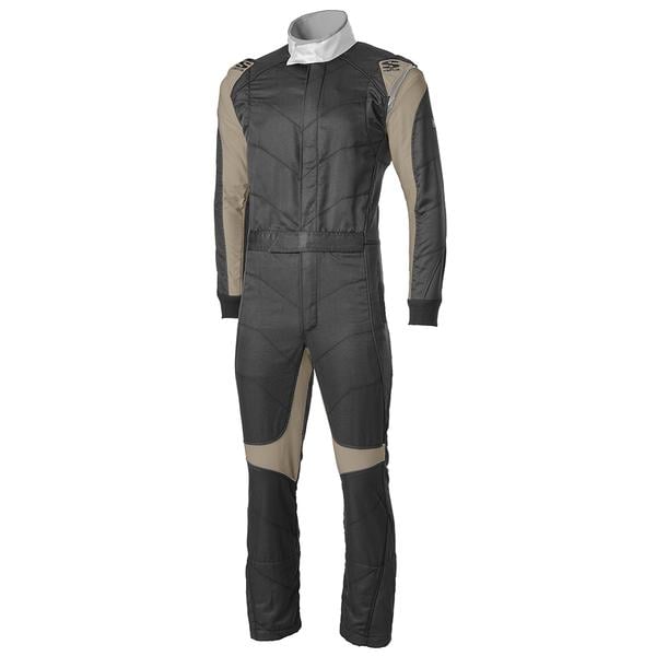 Simpson Racing Six 0 Racing SuitXX-Large - Black / Gray