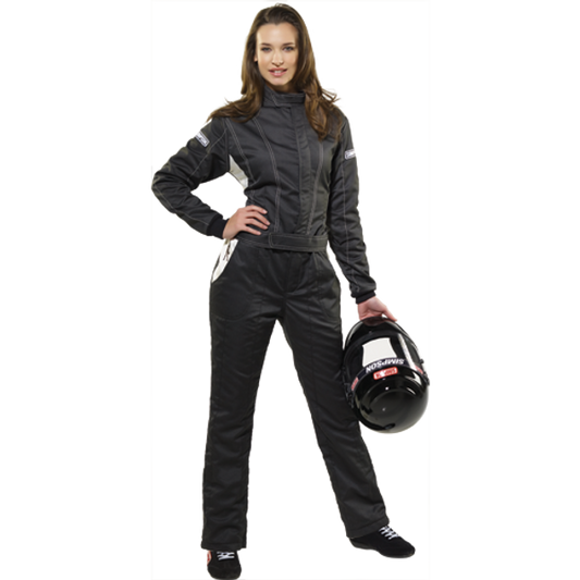 Simpson Racing Vixen II Women's Racing SuitMedium - Black/White