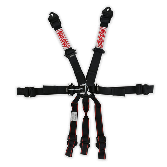 Simpson Latch & Link Harness 2" Double Pull down SFI 16.17-point, Clip in