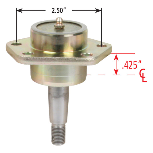 Ultra Low Friction Ball Joints, Upper, Bolt On 1268 Style, Standard