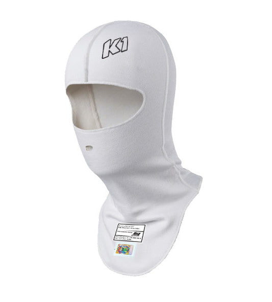 K1 Eclipse Seamless Adult Undergarments Balaclava FIA 8856-2018 - White - One Size Fits Most