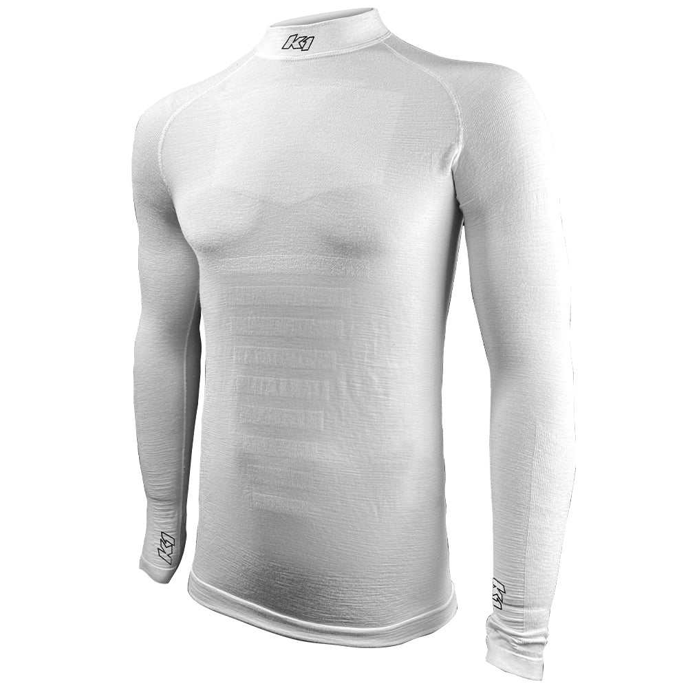 K1 Eclipse Seamless Adult Undergarment Shirt FIA 8856-2018 - White - XL/2XL