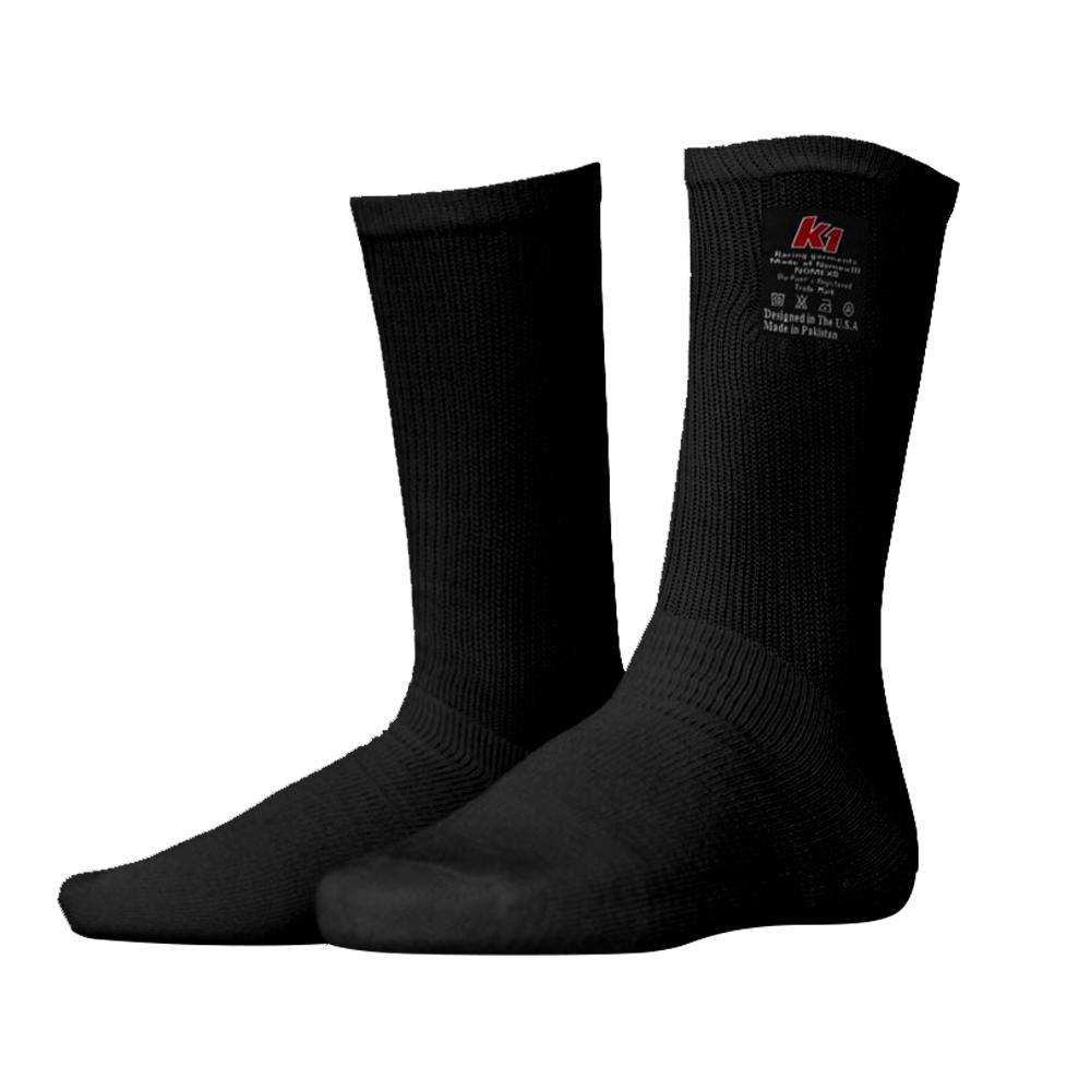 K1 Youth Nomex® Socks - SFI 3.3 - Black - Youth