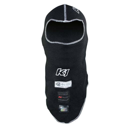 K1 Flex Adult Nomex®  Balaclava - SFI 3.3 - Black - One Size