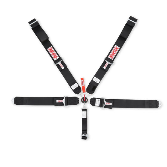 Simpson Racing Lever Camlock HarnessBlack