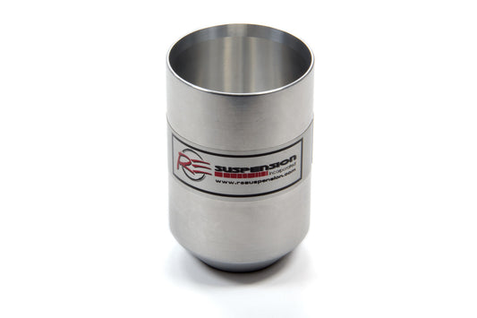 Bump Stop Cup - 3 in Cup - 14 mm Shaft - Aluminum - Polished - Universal - Each