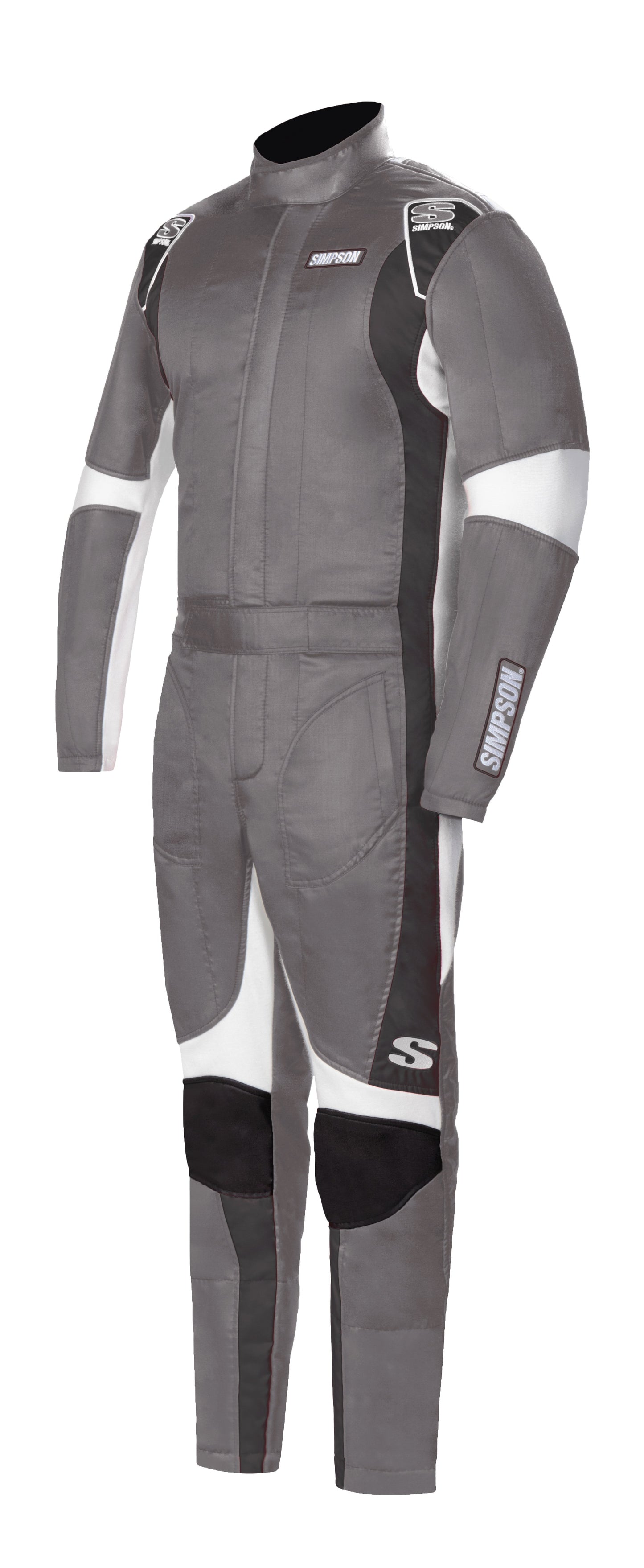 SUPERCOIL Racing SUIT ALLOY - XXLDouble Extra Large - Alloy/Black/White