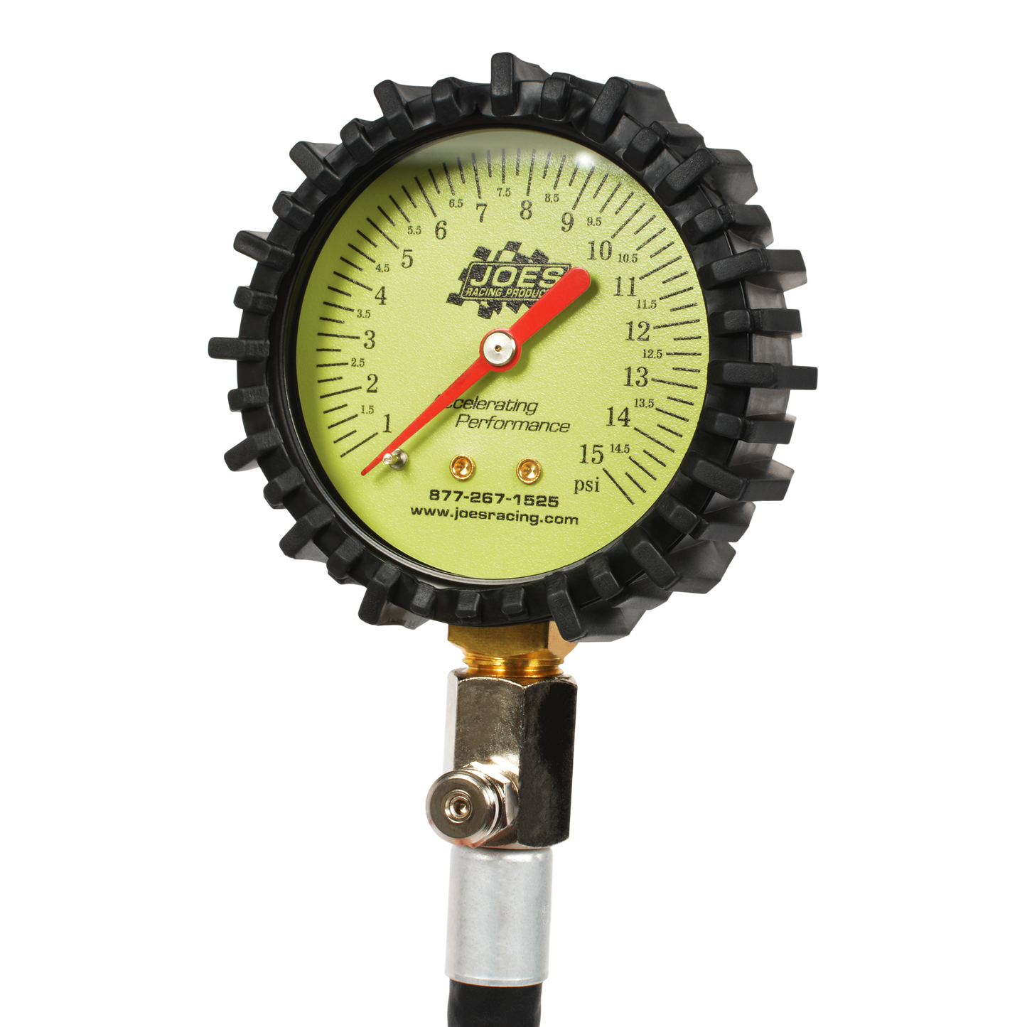 JOES Economy Tire Pressure Gauge, 0-15 PSI