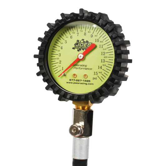 JOES Economy Tire Pressure Gauge, 0-15 PSI