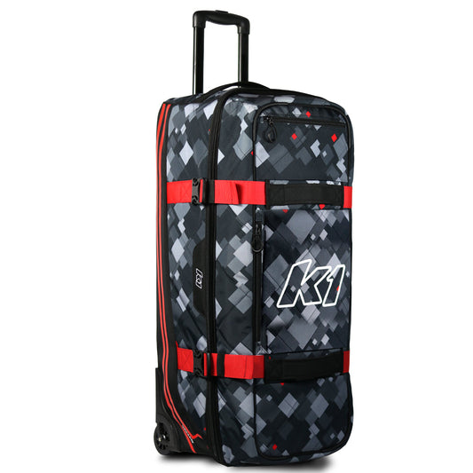 K1 Nomad II Lifestyle Large Roller Gear Bag - Black, Red, Grey, White