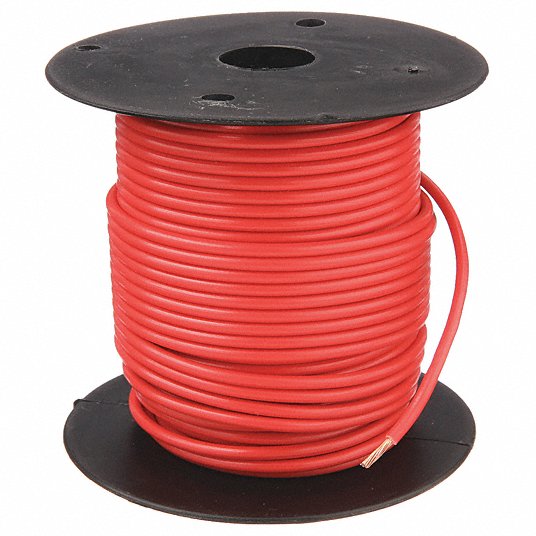 16 Ga. Primary Wire - Red, 1ft Section