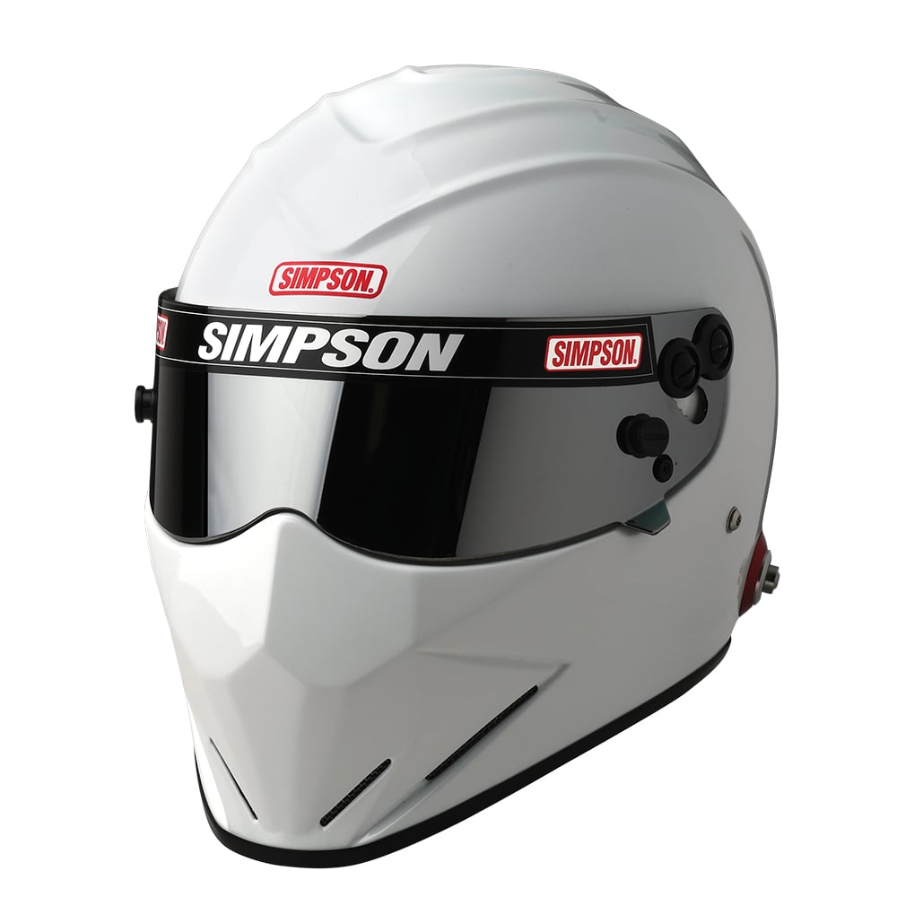 Simpson Racing SA2020 Diamondback Racing Helmet7.75 - White