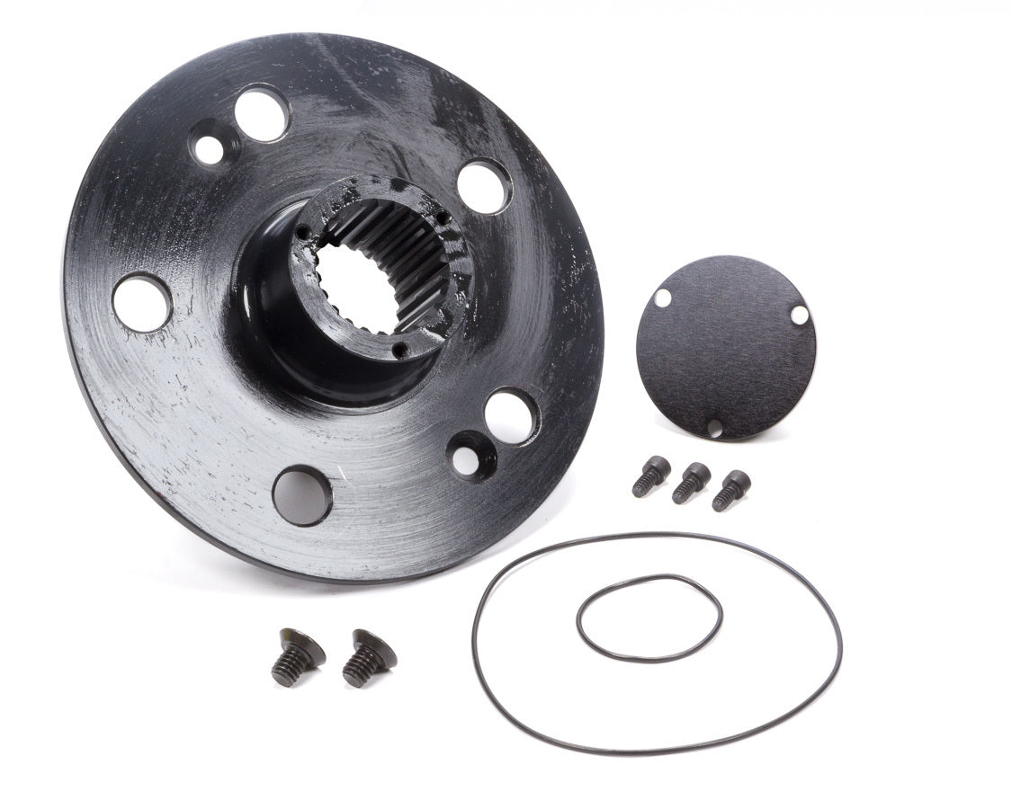 Drive Flange - 5 x 4.75 in Wheel Bolt Pattern - 24 Spline - 3/4 in Bolt-On Cap / Hardware / O-Ring - 2-1/2 in Grand National Hubs - Each