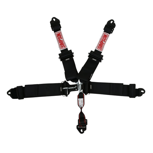 Simpson Latch & Link Harness 3" Double Pull down 3-2 Shoulder SFI 16.15-point, Clip in