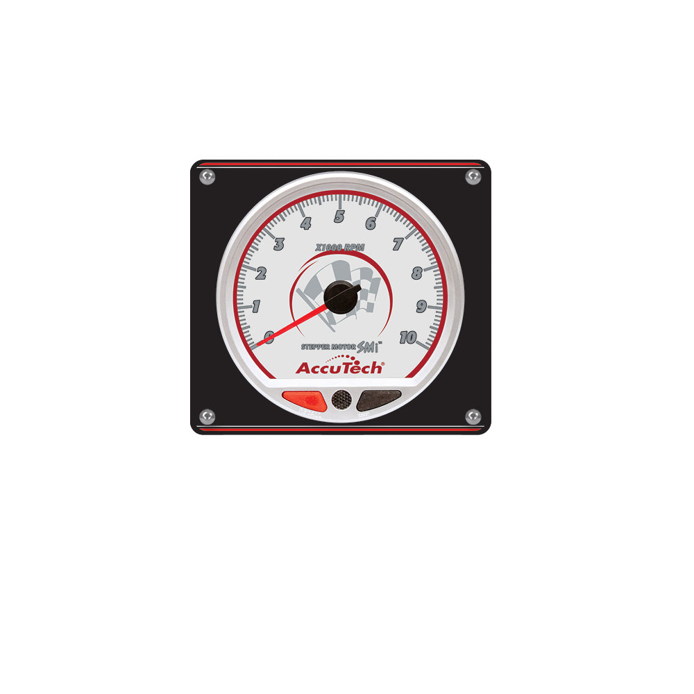 AccuTech™ SMi™ 'Stepper Motor' Memory Tach - Silver in Aluminum Panel