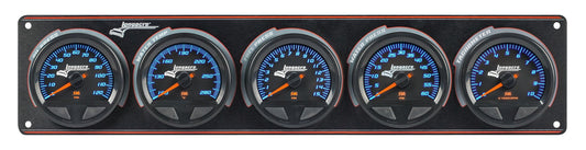 SMi™ Elite Waterproof Gauge Panel from Longacre,  4 Gauge Oil Pressure/Water Temperature/Fuel Pressure/Water Pressure/Tach