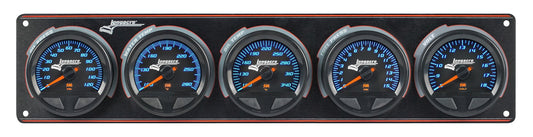 SMi™ Elite Waterproof Gauge Panel from Longacre,  4 Gauge Oil Pressure/Water Temperature/Fuel Pressure/Volt/Tach