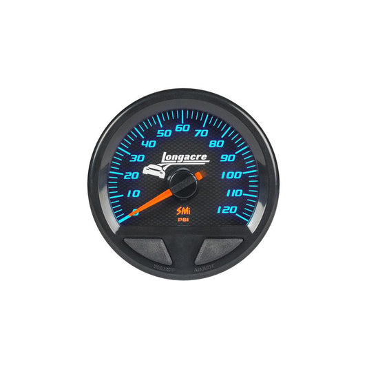 SMi™ Elite Waterproof Gauges from Longacre, Oil Pressure 0-120 psi, Sensor Included