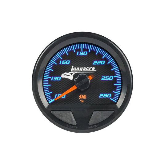 SMi™ Elite Waterproof Gauges from Longacre, Water Temperature/Oil Temperature 100-280, Sensor Included