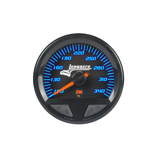 SMi™ Elite Waterproof Gauges from Longacre, Oil Temperature/Water Temperature 100-340, Sensor Included