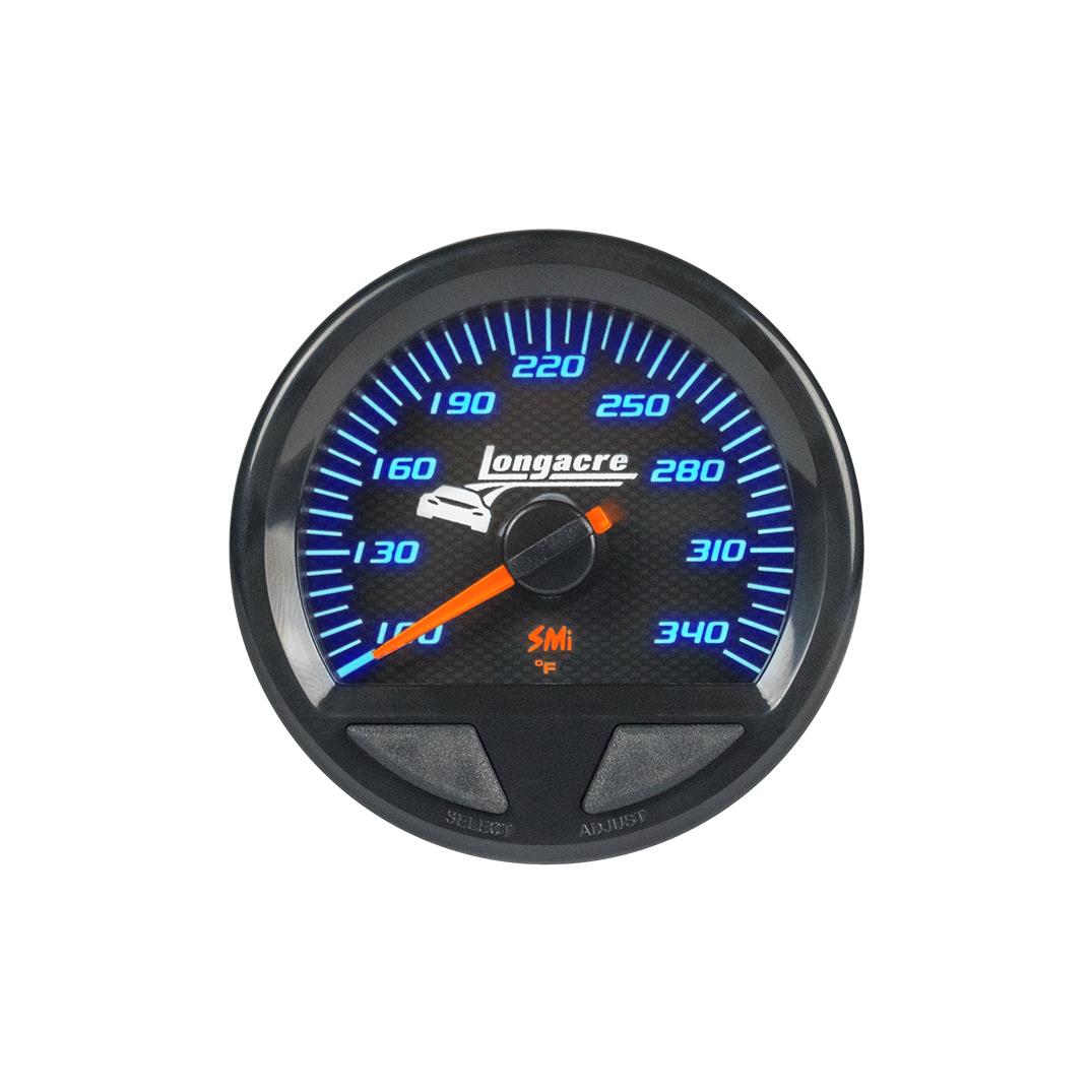 SMi™ Elite Waterproof Gauges from Longacre, Oil Temperature/Water Temperature 100-340, Sensor Not Included