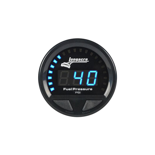 Digital Elite LED Waterproof Gauges from Longacre, Fuel Pressure 0-120 psi, Sensor Included