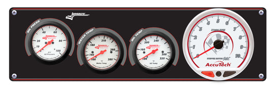 Sportsman™ Elite 3 Gauge Panel w/Tach  Oil Pressure, Water Temperature, Oil Temperature