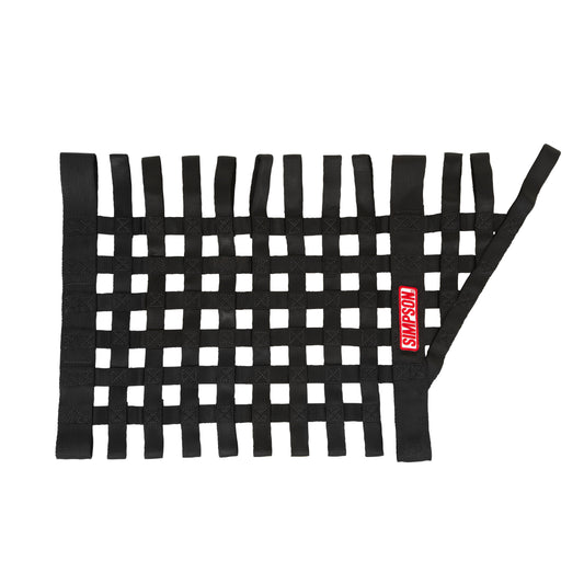 Simpson Racing Standard Stock Car Window NetBlack - 16" X 27" Trapezoid