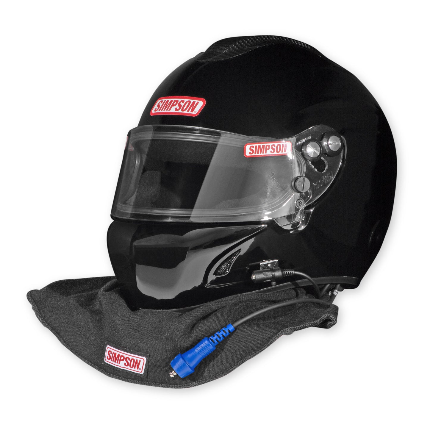 Simpson Racing Desert Devil 3.0 Helmet Black SMLSmall - Black