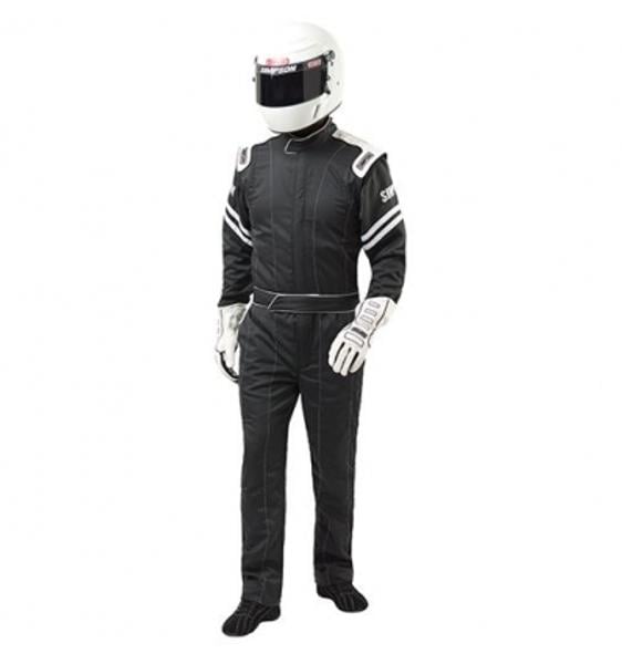 Simpson Racing Legend II SFI-1 Racing SuitLarge - Black / Black