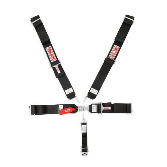 Simpson Racing STD. Latch & Link 5pt. HarnessBlack