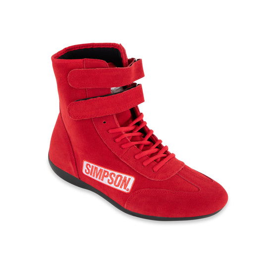Simpson Racing Hightop Shoes8 - Red
