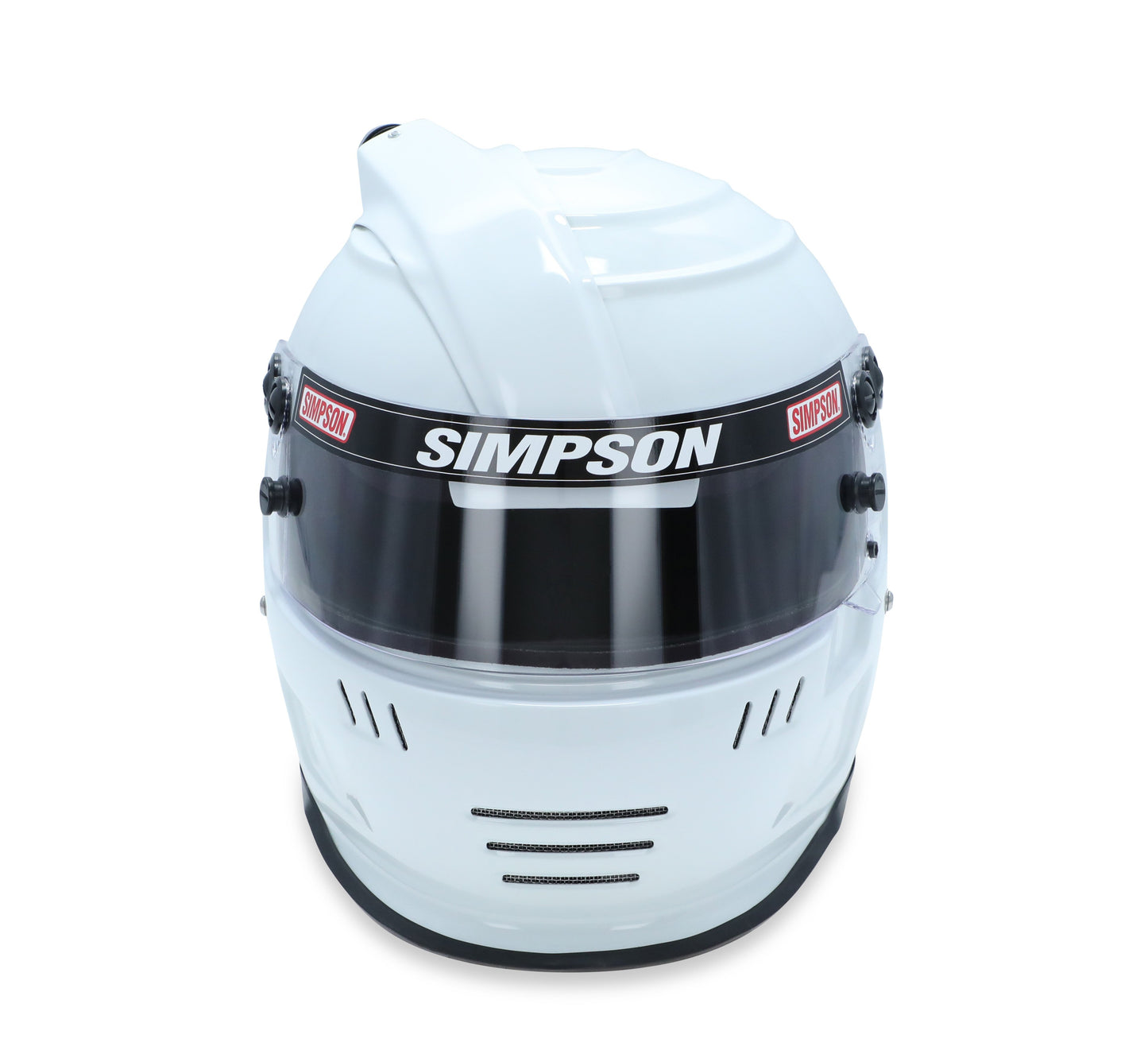 Simpson Racing Speedway Shark Racing Helmet7 5/8 - White
