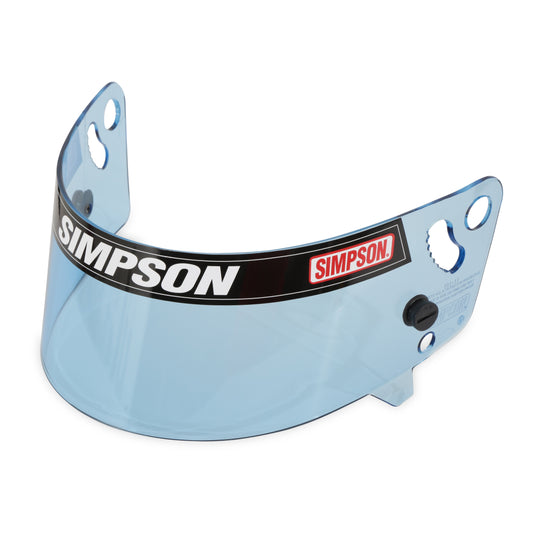 Simpson Racing Helmet Replacement ShieldsHi-Definition Blue - Speedway Shark