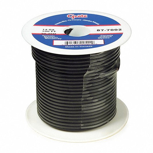 16 Ga. Primary Wire - Black, 1ft Section