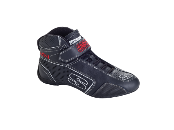 Simpson Racing DNA Shoes11.5 - Black / White
