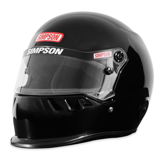 Simpson Racing SD1 Helmet - XXL - BlackXXL - Black - SA2020