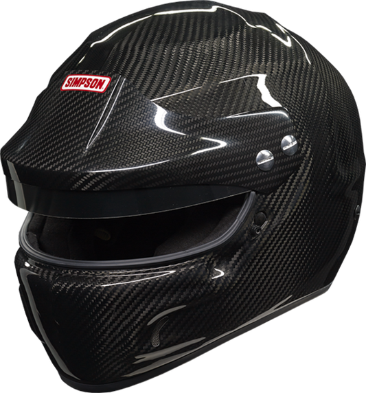 SIMPSON PEAK VISOR FOR DEVIL RAY HELMETCarbon Fiber - Fits XS-M Simpson Devil Ray helmets