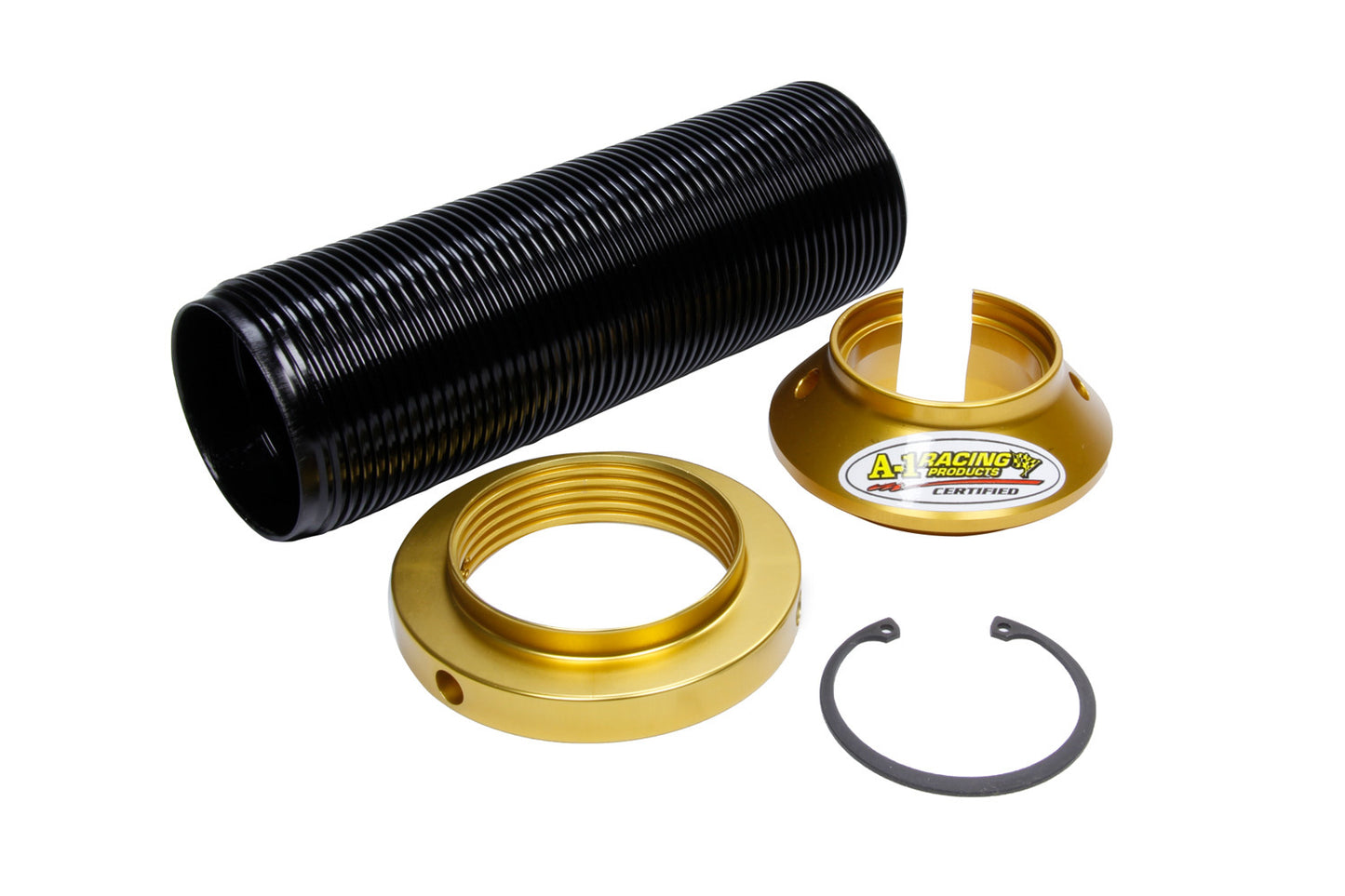 Coil-Over Kit - 2.500 in ID Spring - 7 in Sleeve - Aluminum - Black / Gold Anodized - Koni 30 Series Shocks - Kit