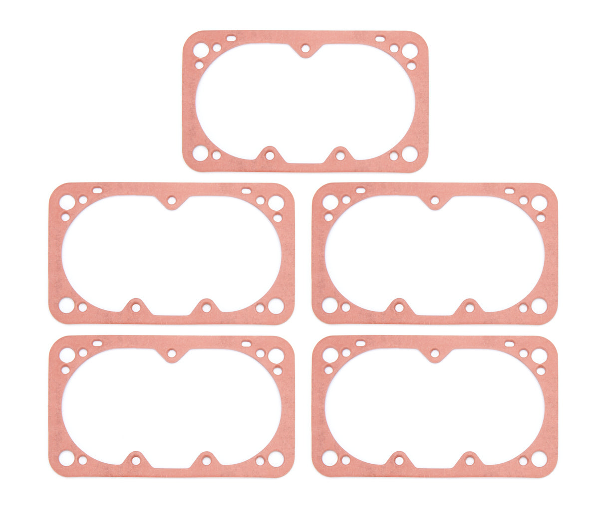 Fuel Bowl Gasket - Reusable - 0.063 in Thick - Composite - Primary / Secondary - Holley 4150 / 4500 Carburetors - Set of 5