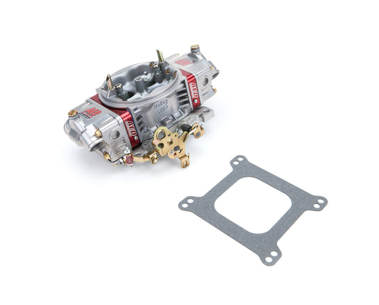 Carburetor - Competition - Model 4150 - 750 CFM - Square Bore - No Choke - Mechanical Secondary - Dual Inlet - Aluminum - Red Anodized / Tumble Polished - Each