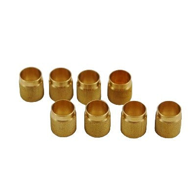 Throttle Shaft Bushing - Bronze - Natural - Holley Style Carburetors - Set of 8