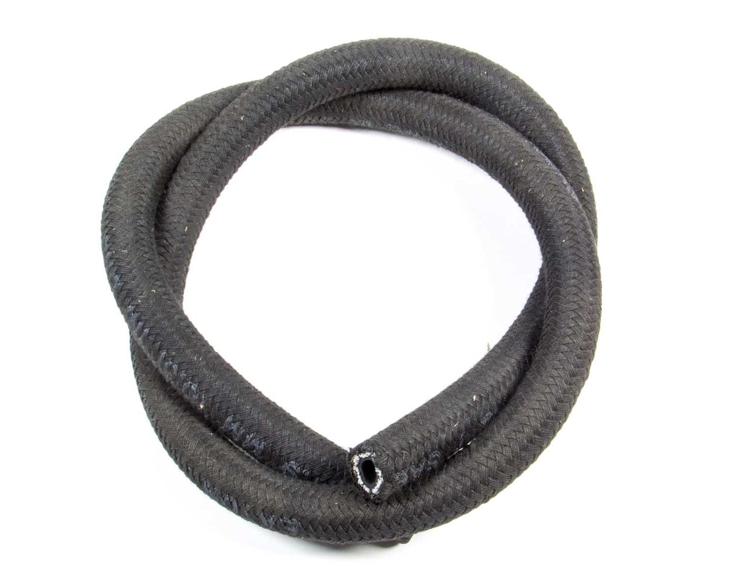 Power Steering Hose - 6 AN - 10 ft - Single Wire Braid - Natural - Each