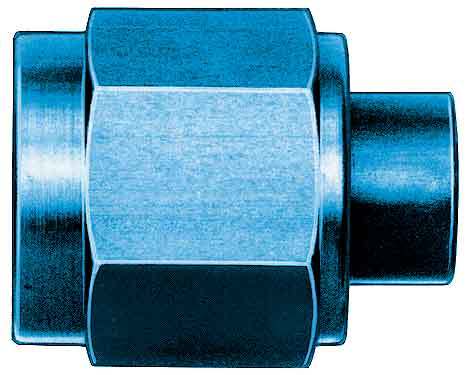 Fitting - Cap - 6 AN - Aluminum - Blue Anodized - Each