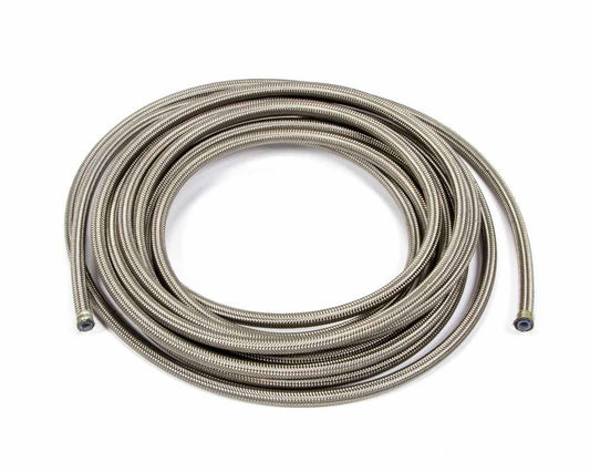 Hose - PTFE Racing Hose - 4 AN - 20 ft - Braided Stainless / PTFE - Natural - Each