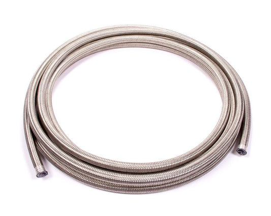 Hose - PTFE Racing Hose - 8 AN - 20 ft - Braided Stainless / PTFE - Natural - Each